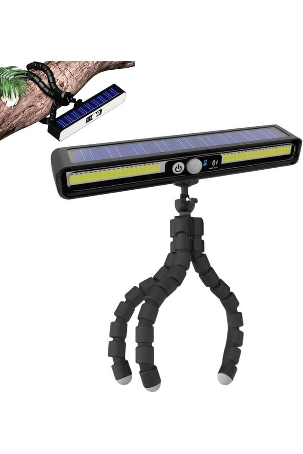 Solar Lights Outdoor with Motion Sensor, 36 LED Lights, Octopus Clip Fixed
