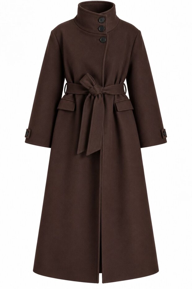Brown Future Coat - 409110