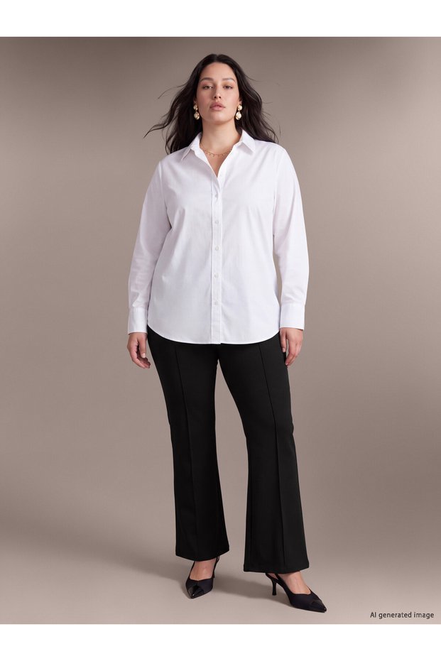 LCW Curve Black Interlock Straight Loose & Baggy Women's Leggings—The ALITA CITY Difference