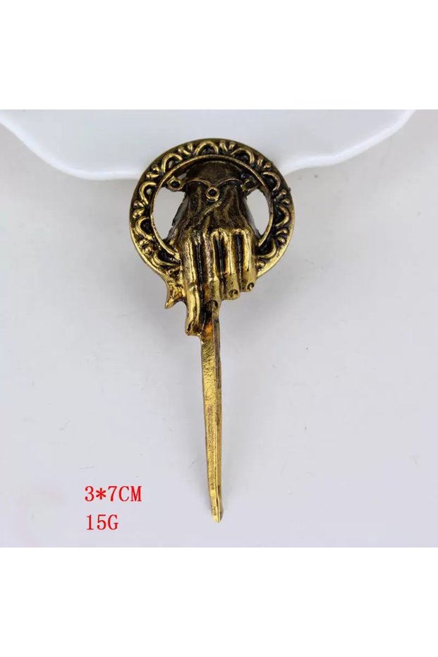 hand Movie TV Hand Of The King Cosplay Badges Halloween Party Warrior Costumes Accessory Brooches St