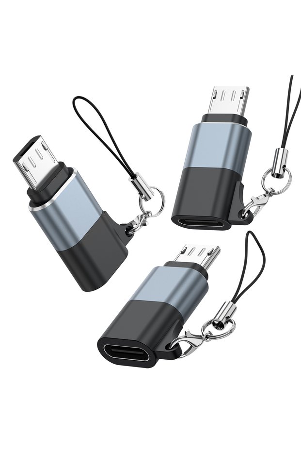 3 Pieces 1-3 Pieces Female Type-C to Micro USB Male Connector Adapter For Xiaomi Redmi Huawei Type-C