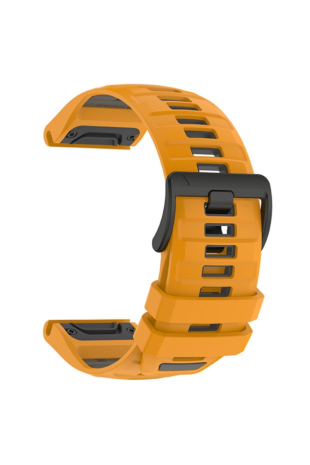 QuickFit 26mm a-Orange Black Quick Fit Fenix9 Official Band 22mm 26mm Sport Silicone Strap For Garmi