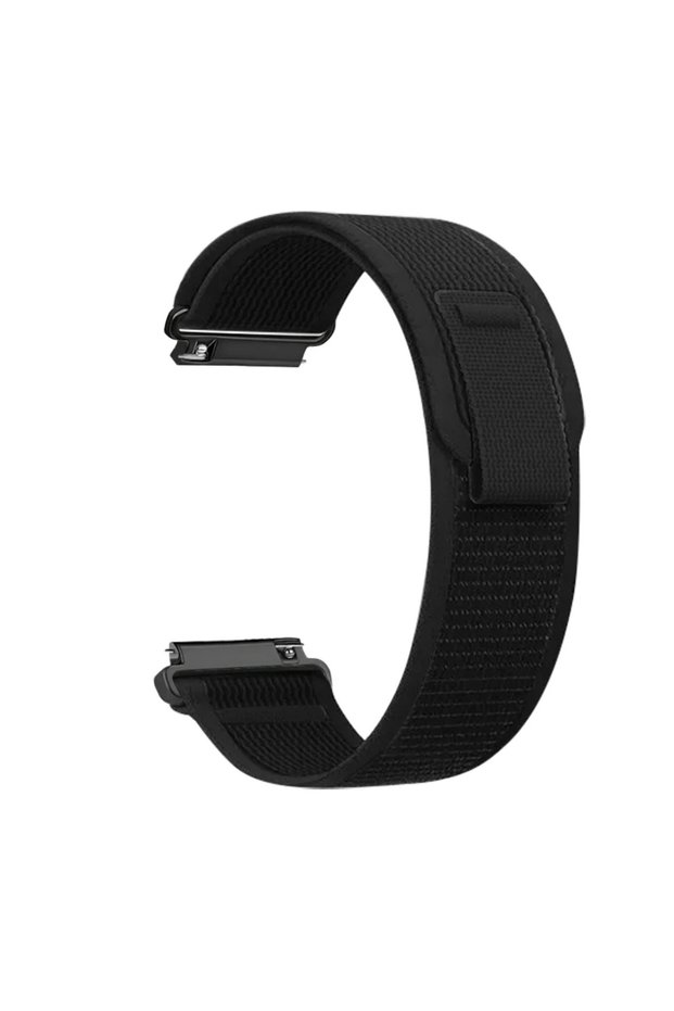 Amazfit Bip Max Dark Black 20mm 22mm Trail Nylon Loop Strap For Amazfit Bip Max 6 5/Balance 3 2 1/Ac