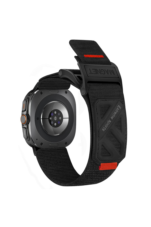 Ultra 47mm black The Strap Is Suitable for The Samsung Galaxy Watch Ultra 47mm Band-Woven Sport Magn