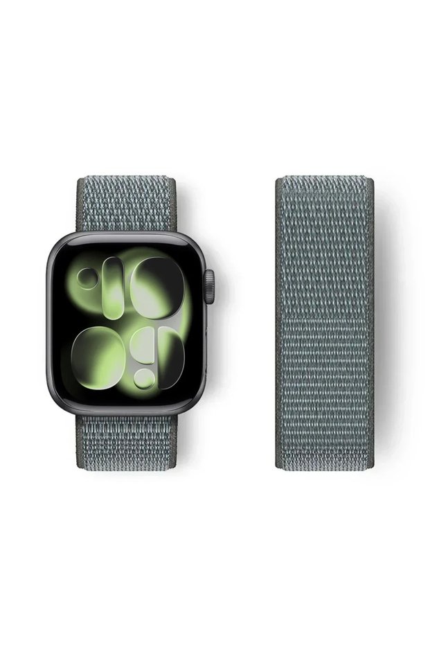 44-45-49-S11-10 46mm Storm gray 26 NEW Original 1:1 Nylon Loop for Apple Watch 11 Band 42mm46mm44/40