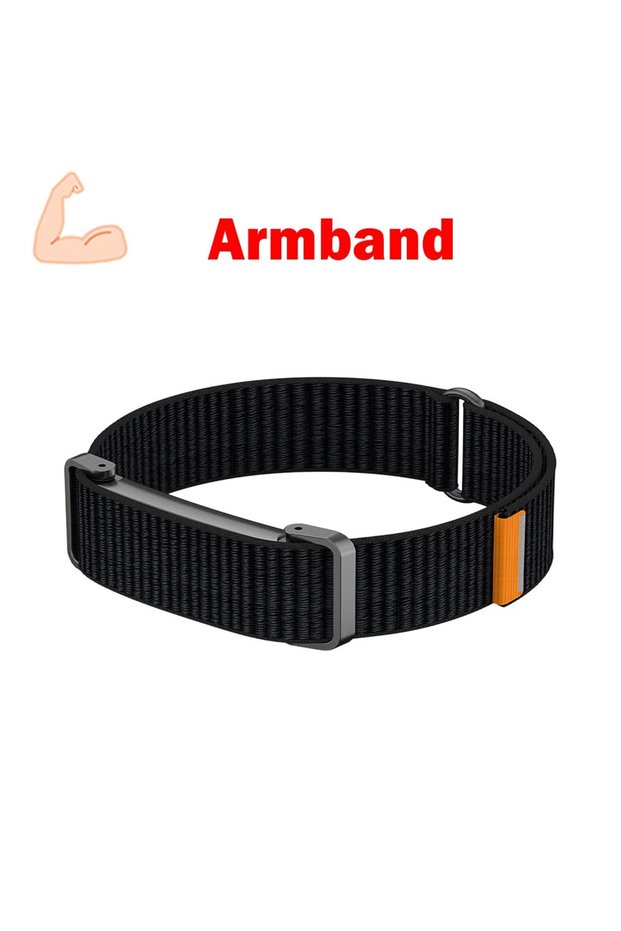 Google Fitbit Air A-Blakc Nylon Woven Bicep Strap Compatible with Google Fitbit Air Strap Fitness Tr