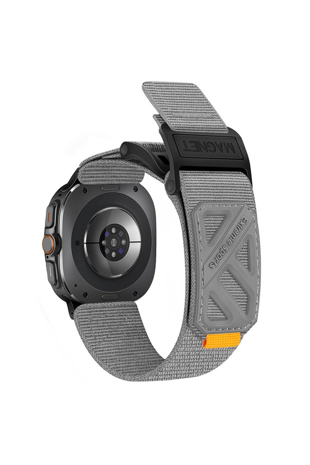 Ultra 47mm Grey The Strap Is Suitable for The Samsung Galaxy Watch Ultra 47mm Band-Woven Sport Magne