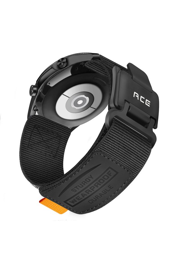 22MM black 22mm 20mm Magnetic Buckle Nylon Band for Samsung Galaxy Watch 7 6 5 4 40/44mm 6 Classic 4