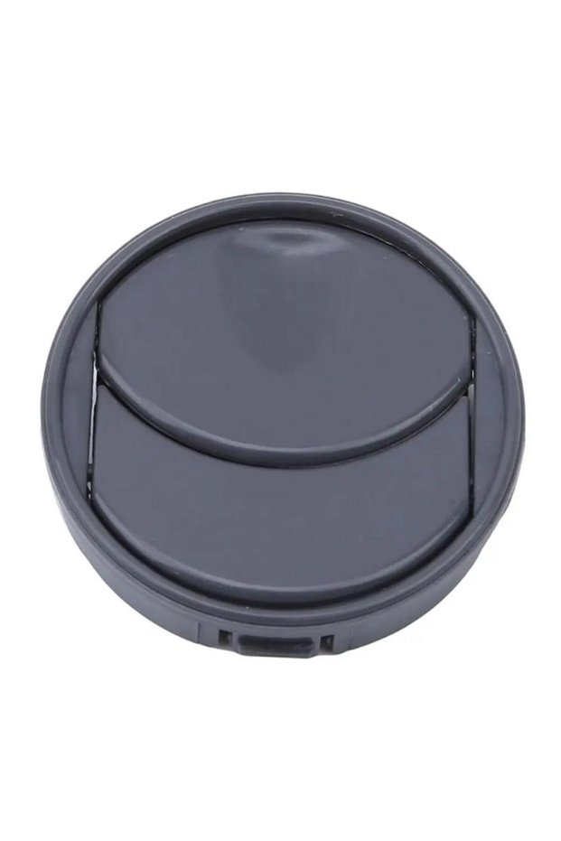 GRAY Car A/C Ventilation Grille 5cm Dia Round Small Air Outlet Vents Cover For RV Buses Universal Co