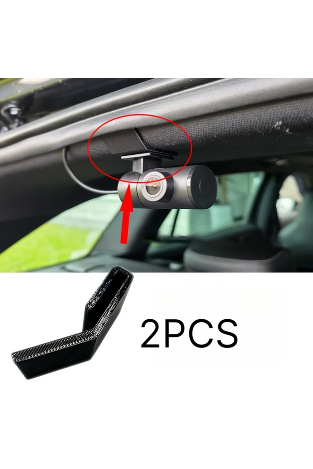 2PCS 2Pcs Compact Space‑Saving Rear‑Mount Dashcam Bracket Easy Installation Car Electronic Replaceme