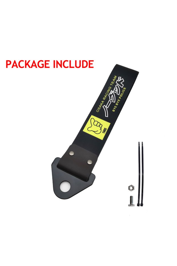 6 JDM Racing Culture Style Tow Strap Universal Race Towing Car Motorcycle Trailer Ropes Bumper Hook