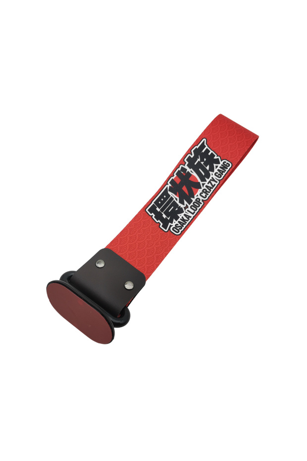ZT-JTR-019 1PC New JDM Tow Strap Car Trailer Strap Tow Bar Nylon Car Tow Rope Hook Front Bumper Deco