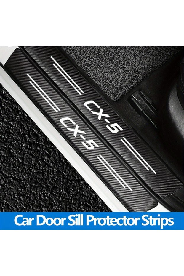 4Pcs Car Door Sill Protector Strip STICKER For CX5 CX 5