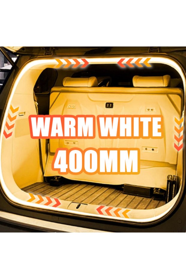 Flow light-400cm Car Trunk Ambient Light Strip for Suv Flexible PVC Automatic Led Light Strip Non-De
