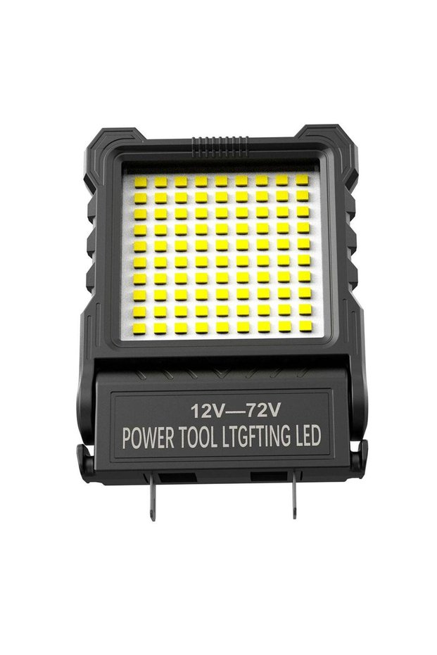 Black Portable Super Bright LED Work Light Long-Lasting Strong Light Supply For Night Work Light 12-