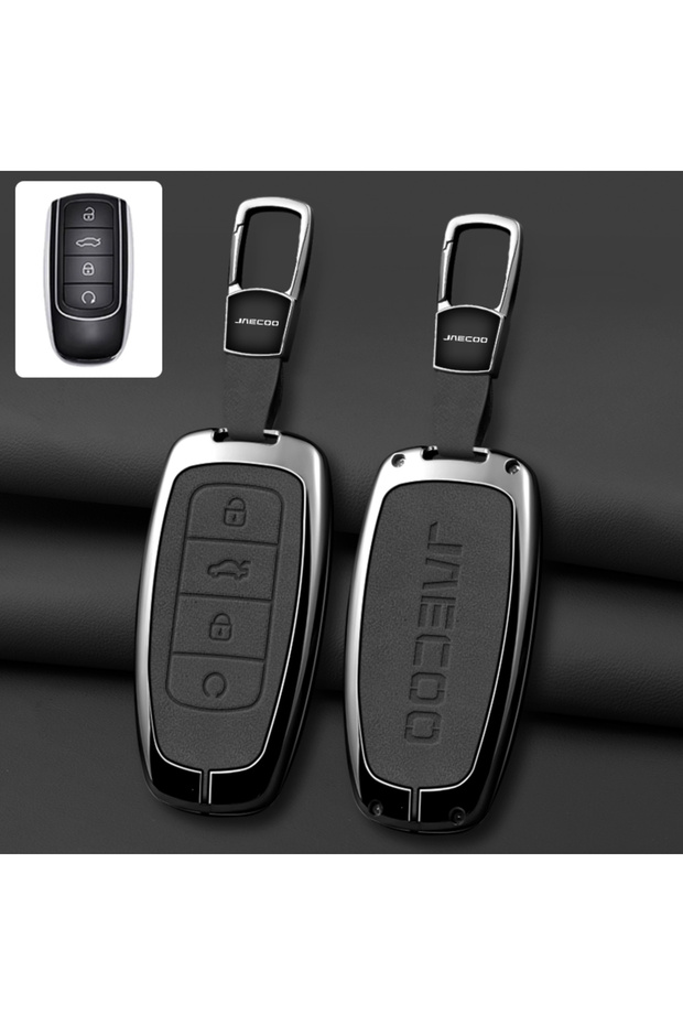 A-black-1 Zinc Alloy Car Remote Key Cover Suitable for Omoda JAECOO J7 J6 J7 J8 PHEV 2025 2024 2023