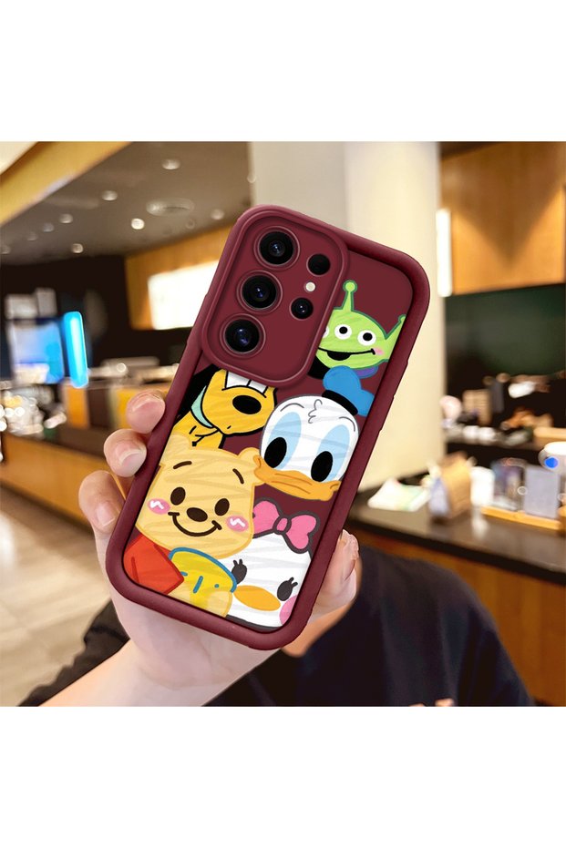 Samsung Galaxy S25 Ultra-Compatible Phone Case with Colorful Character Printed Design, Shock-Resistant