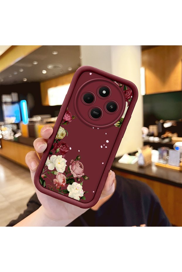 Redmi 14C 4G/5G-Compatible Case with a Vibrant Floral Bouquet Print, Comfortable Grip, and Lightweight Design