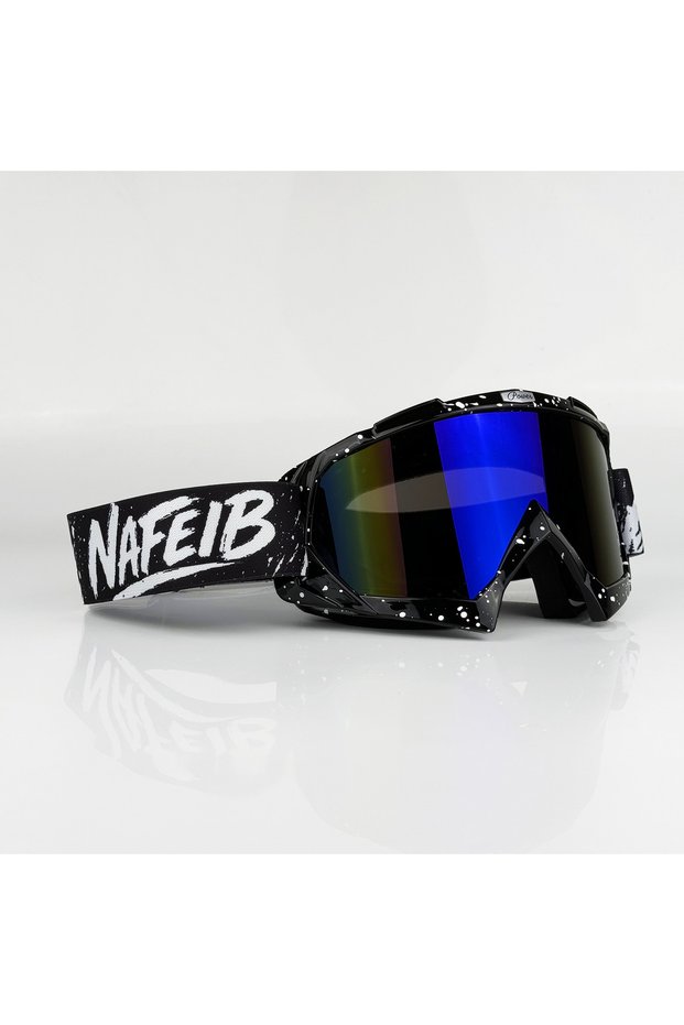 BK-Silvery New MX ATV Motocross Goggles - Dirt Bike Cycling Snow Ski Off-Road Riding Windproof UV Pr