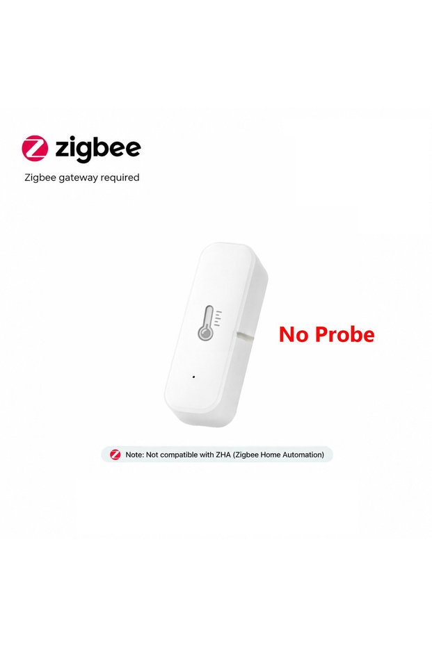 Style1 (not probe) Zigbee Temperature Humidity Sensor Waterproof External NTC Probe TUYA APP 2MQTT S