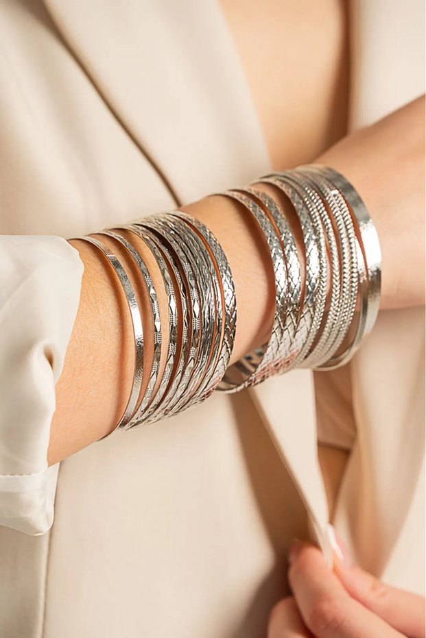 Σετ Βραχιόλια Στρογγυλά Bangles