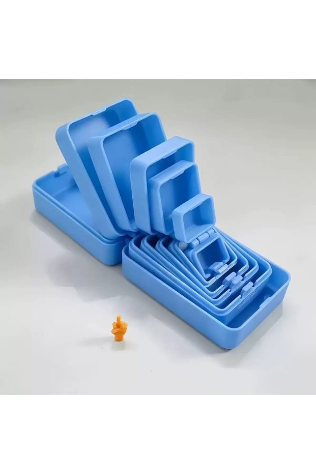 1 3D Printed Multi-Layer Nesting Surprise Gift Box,Halloween Gift Box with Mini Middle Finger,Prank