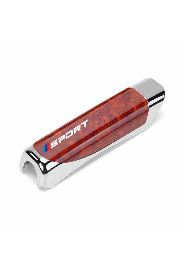 Peach wood color Durable Car Accessories Hand Guard Case Carbon Fiber Plastic Car Handbrake Grip Han