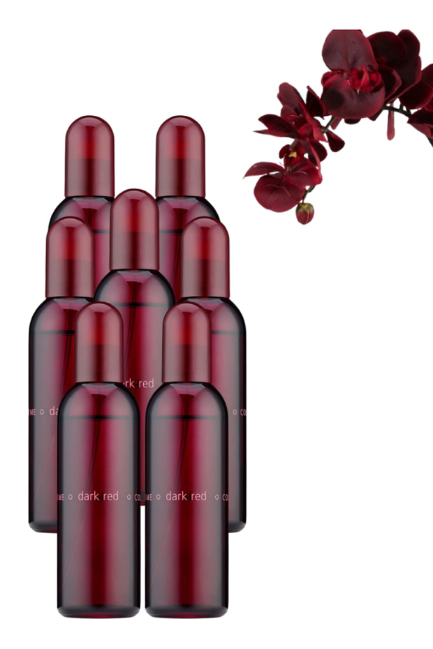 7 قطع عطر أحمر داكن 100 مل