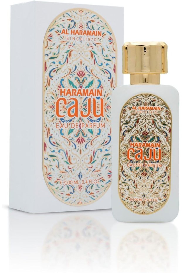 Caju Eau de Parfum 100ml – Long Lasting Arabic Fragrances Luxury Creamy Gourmand Unisex Perfume with Honey, Vanilla, Musk, White Florals & Nutty Sweet Notes