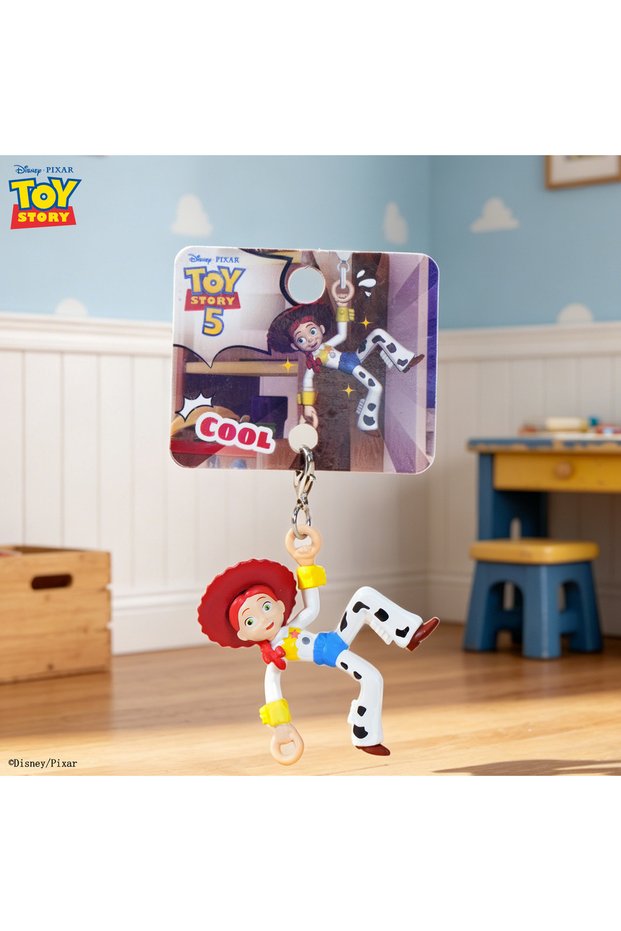 Climbing Pendant Keychain Creative Cartoon Buzz Lightyear Series Doll Backpack Charm