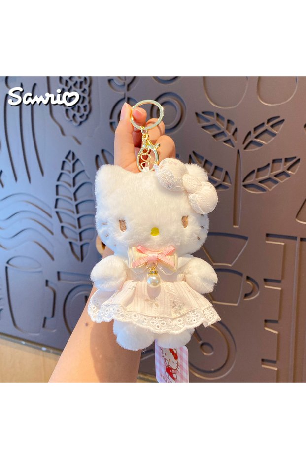 Plush Doll Keychain Cute Cat Backpack Doll Small Toy Pendant