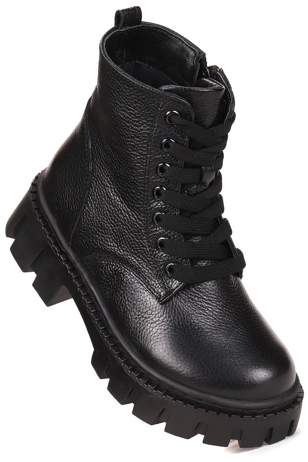 Lade Leather Lace-Up Girls' Boot