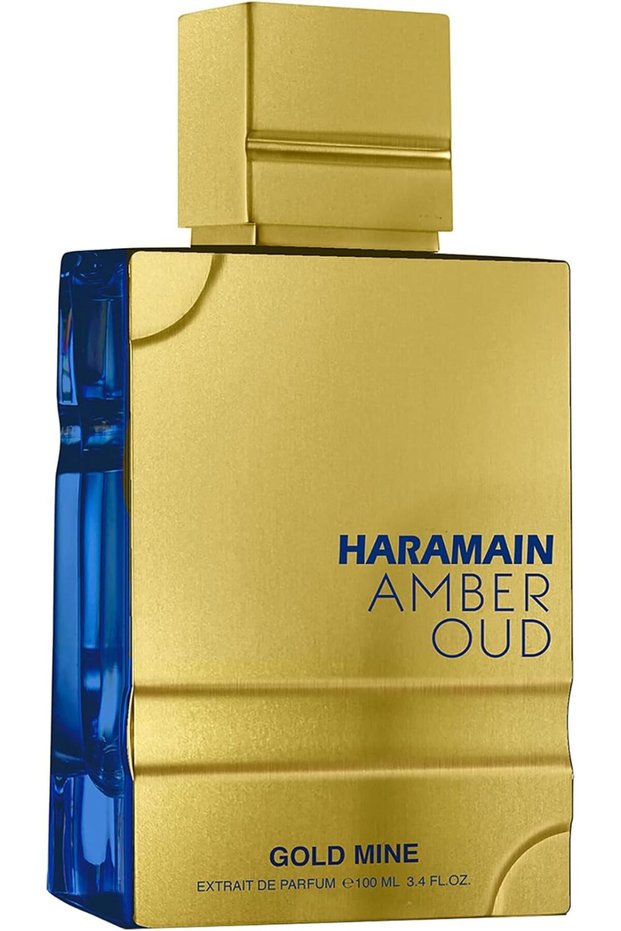 Haramain Amber Oud Gold Mine 100ML Extrait De Parfum | Long-Lasting Arabic Fragrances | Luxury Woody Amber Vanilla Unisex Perfume