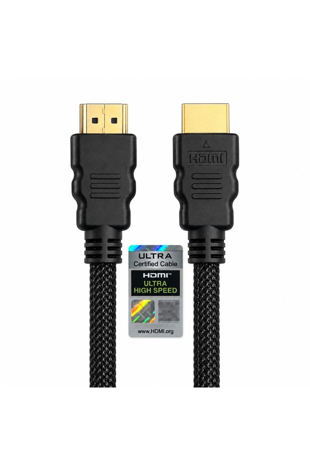 8K HDMI 2.1 Certified Cable 2m- Support 8K@60Hz, 4K@120Hz 3D, HDR, HDCP, eARC, Dolby - Ultra High-Speed HDMI Cord for Laptop, Computer, Monitor, Projectors, TV, PS4, PS5, Xbox, Switch, HDTV