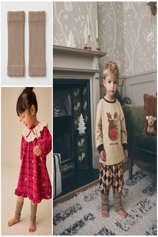 2 Pairs of Baby Corded Fabric Knit Leggings (6–36 Months)