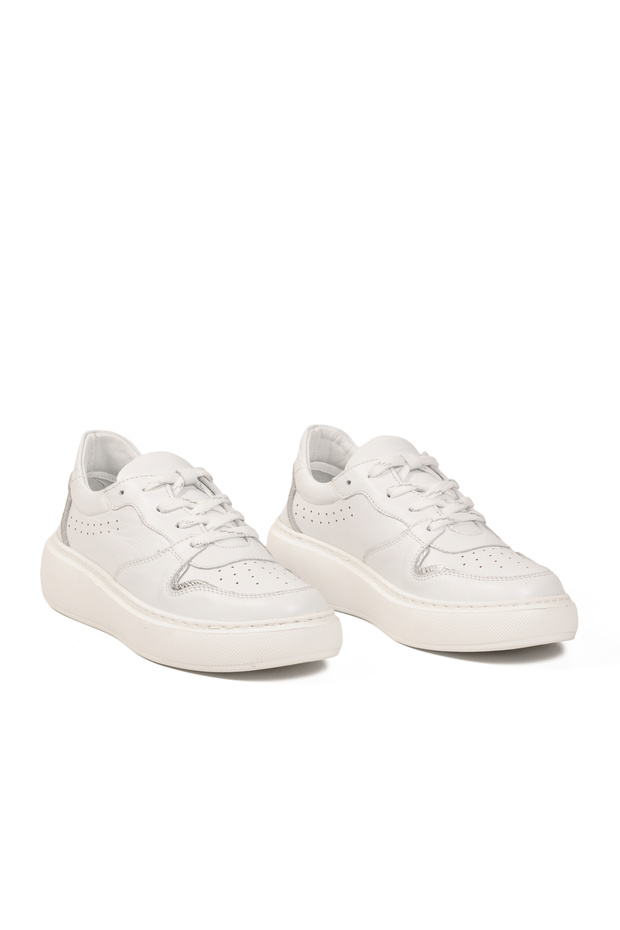 Women's Casual Shoes, Genuine Leather, Z202, White