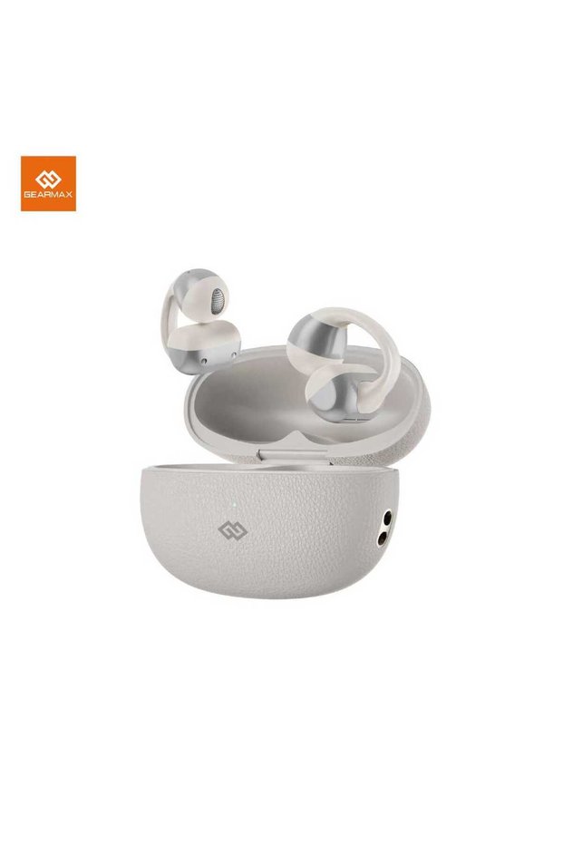 Open-Ear Wireless Earbuds, Bluetooth V6.0, 35H Playtime, Dual Mic ENC Noise Cancelling -