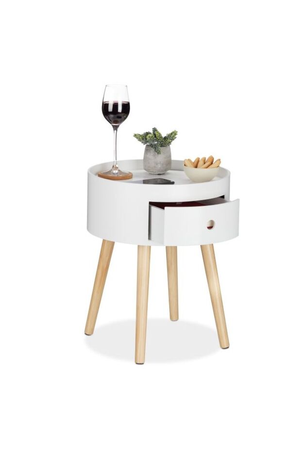 Side Table with Drawer
