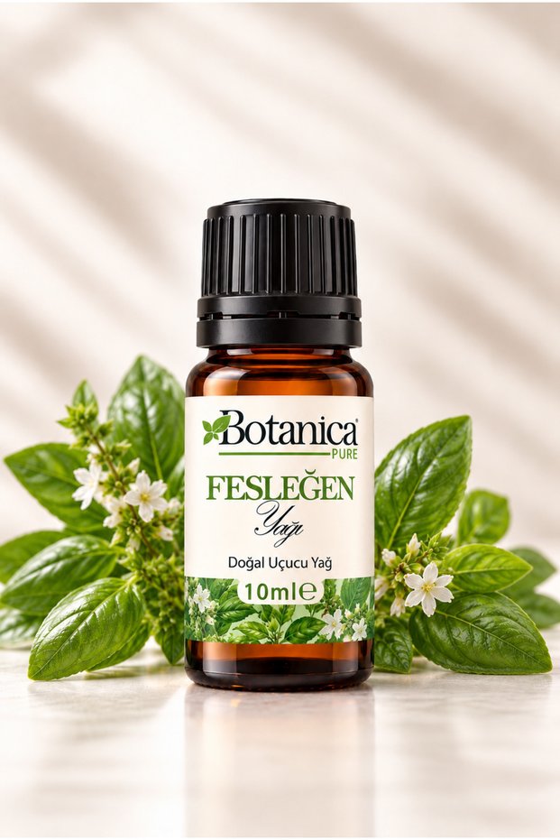 Basil Essential Oil—100% Pure Distilled Essential Oil for Aromatherapy, 10 mL