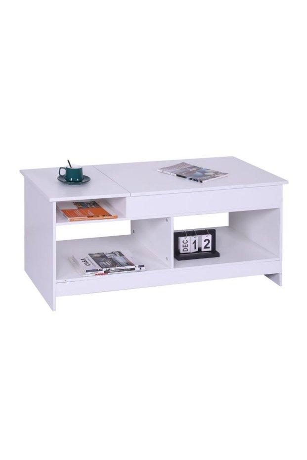 Lift-up coffee table