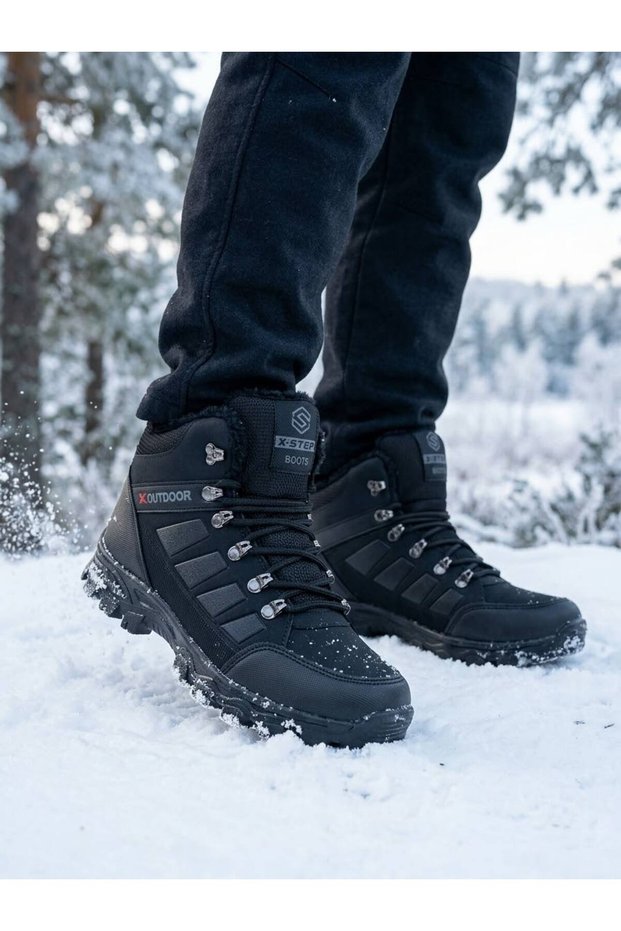 X-step x3 unisex zipperless cold-resistant winter non-slip boots