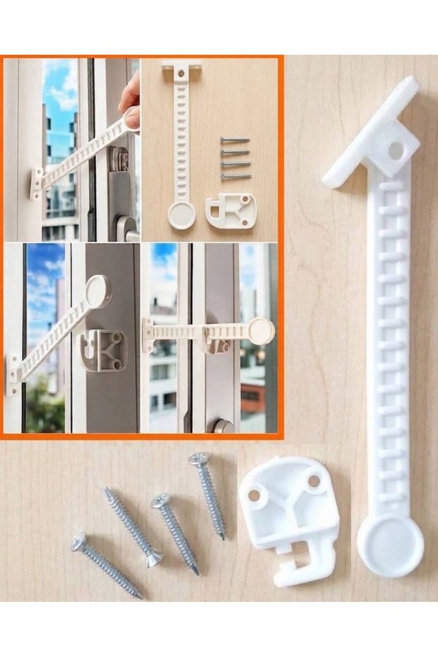 Adjustable Door and Window Wooden Frame Child Safety Lock PVC Window Child Lock PVC Window Lock