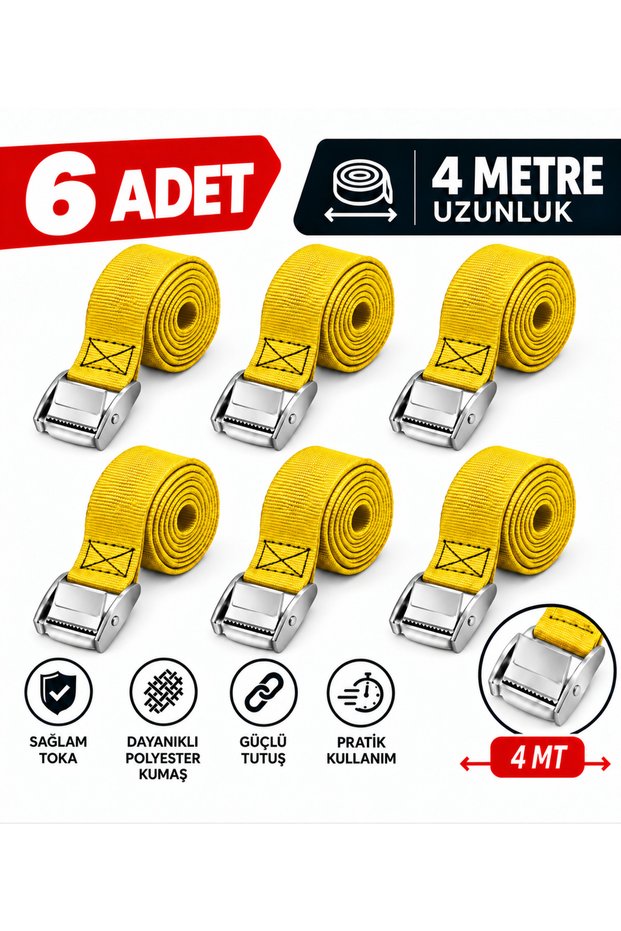 Clip-On Tensioning, 4 meters (6 pieces)