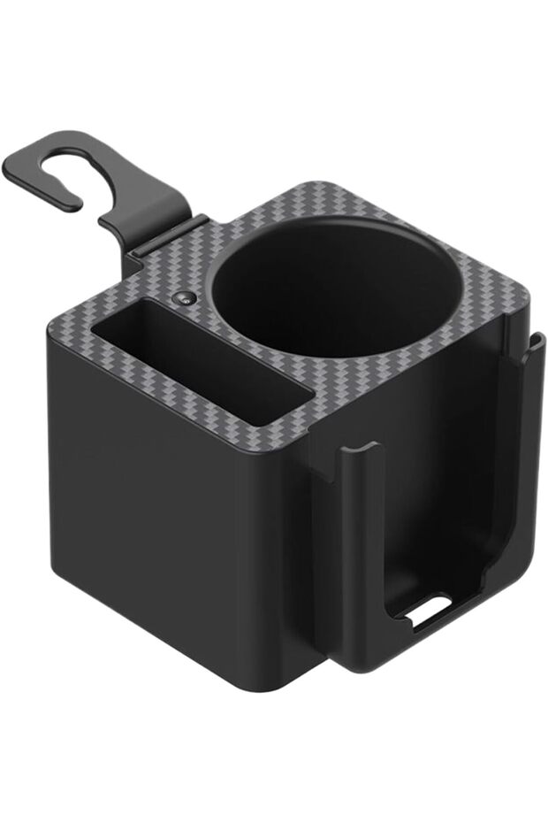 Car Headrest Cup Holder and Storage Box, Adjustable Backseat Organizer for Drinks, Bottles, Tissue,