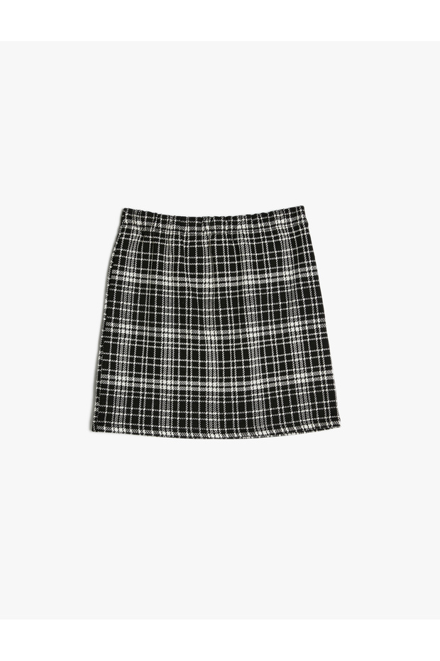 Basic Mini Etek Beli Lastikli Dar Kesim