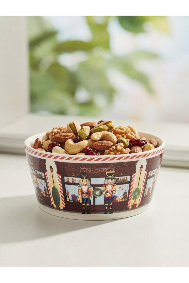 ESVAB • Modern & Elegant Hazelnut Cracker Printed Bowl