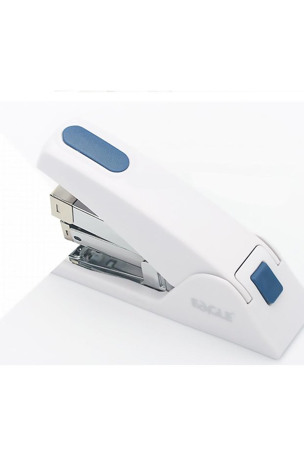 Desk Stapler, Effortless Office Stapling Tool, Jam Free Handheld Paper Binding Machine, Ergonomic De