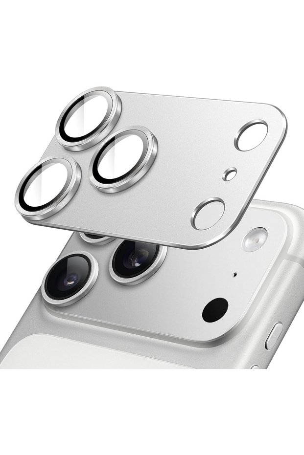 Camera Lens Protector for iPhone 17 Pro, Silver, 1-Pack
