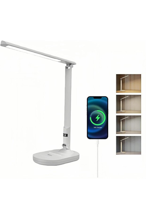 LED Desk Lamp, Table Lamp for Computer/Desktop with Charging Port