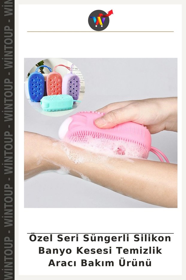 Special Edition Sponge-Lined Silicone Bath Pouch Cleaning Tool and Care Product
